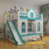 Giường ngôi nhà có cầu trượt 01