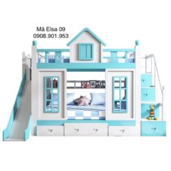 Giường ngôi nhà có cầu trượt 07