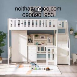 Giường Tầng Đa Năng Kết Hợp Bàn Học Thông Minh 07