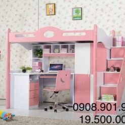 Giường Tầng Đa Năng Kết Hợp Bàn Học Thông Minh 08