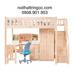 Giường Tầng Đa Năng Kết Hợp Bàn Học Thông Minh 13